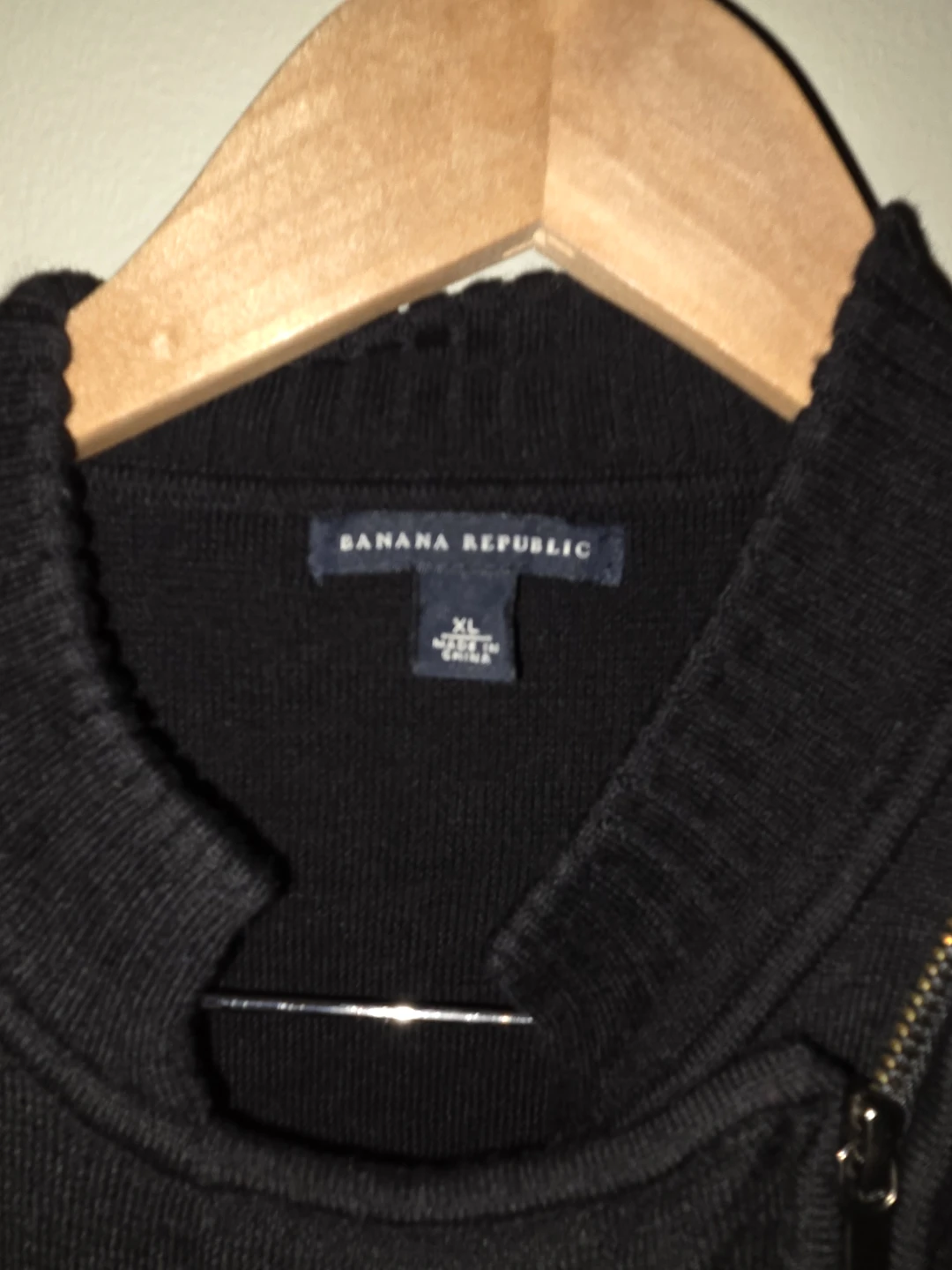 Banana Republic Black Zip-Up Sweater Jacket - photo 3