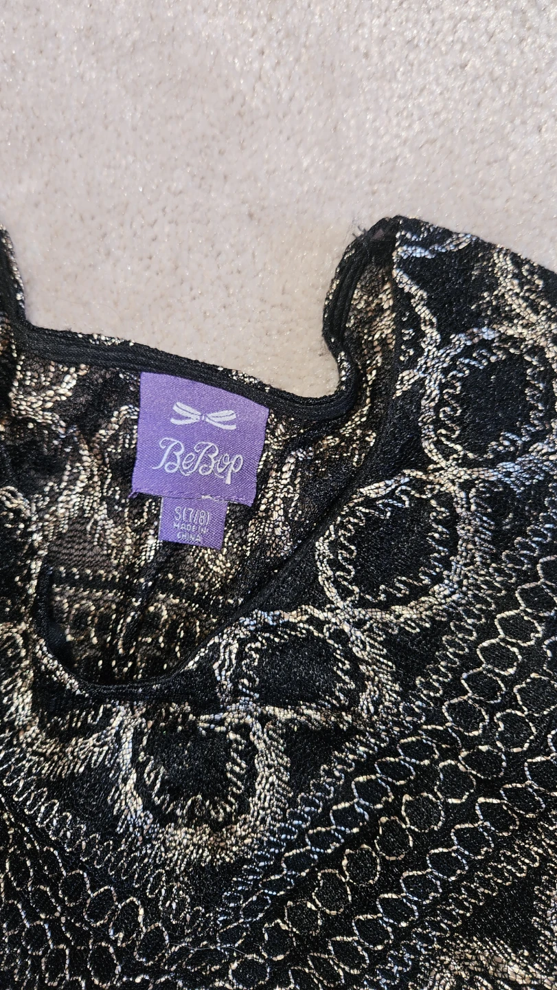 B.Bop Girls Black Tulle Dress Size S(7/8) - photo 2