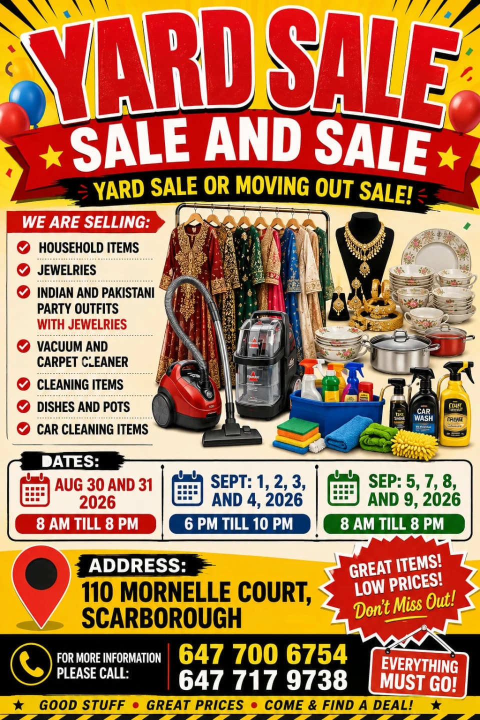 Yard Sale in Scarborough