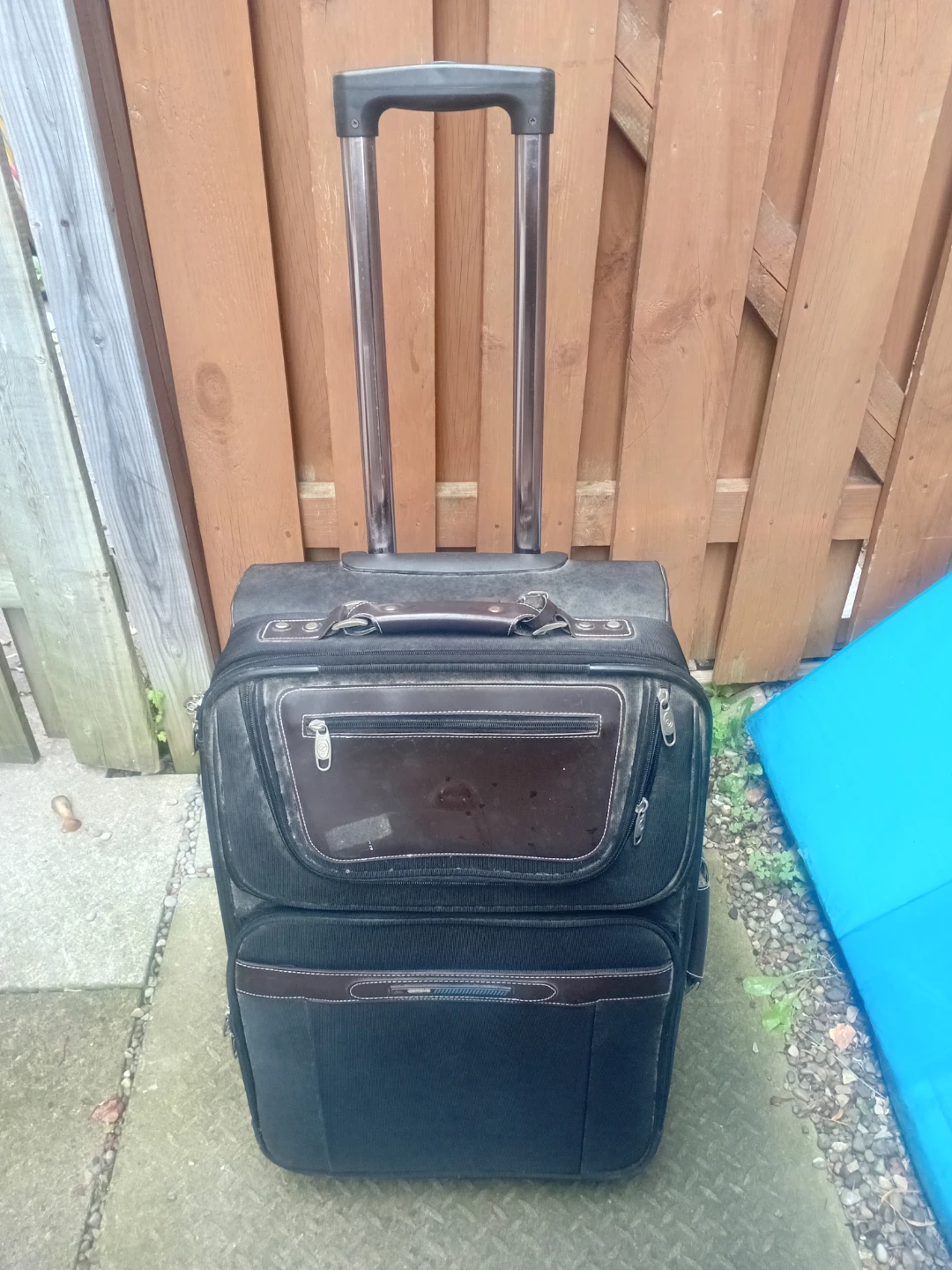 Black Softside Rolling Luggage
