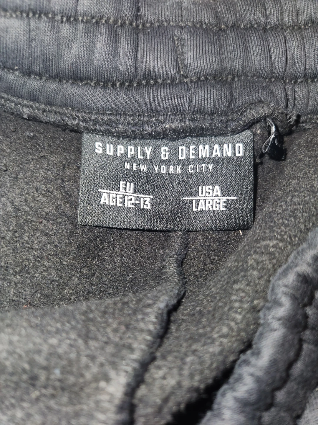 Supply & Demand Black Joggers - Size Large sun bleached - photo 3