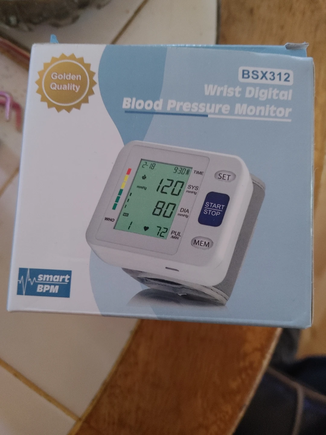 BSX312 Wrist Digital Blood Pressure Monitor - photo 2