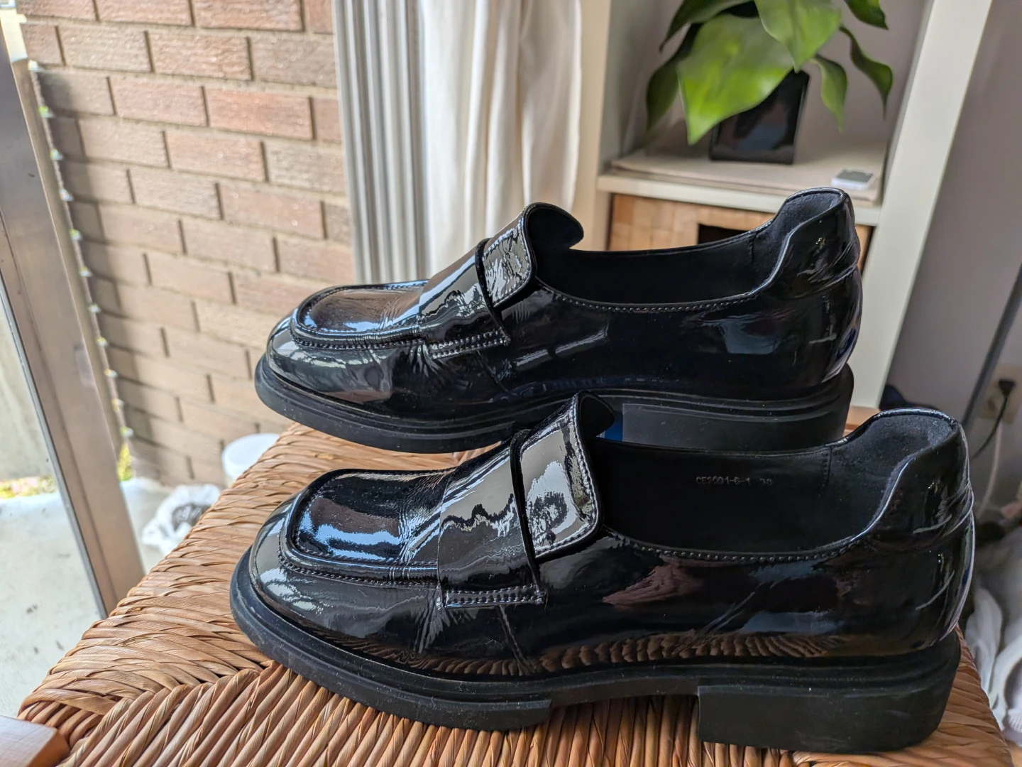 Black Patent Loafers - Cindy C. Erie Size 38