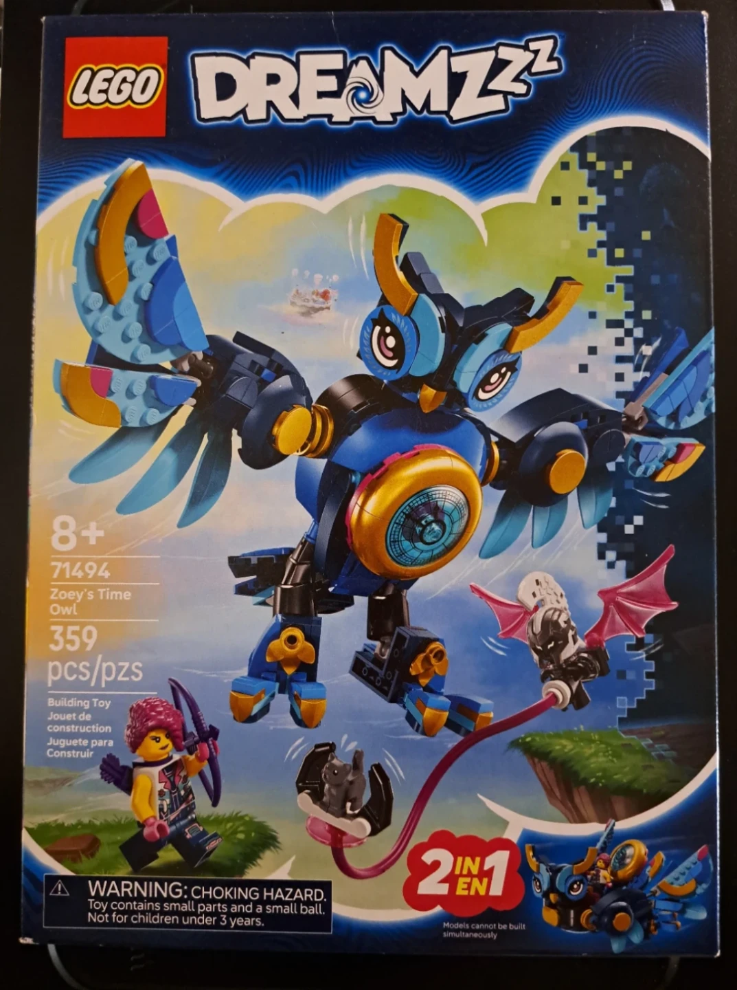 LEGO DREAMZZZ Zoey's Time Owl Building Toy Set 71494