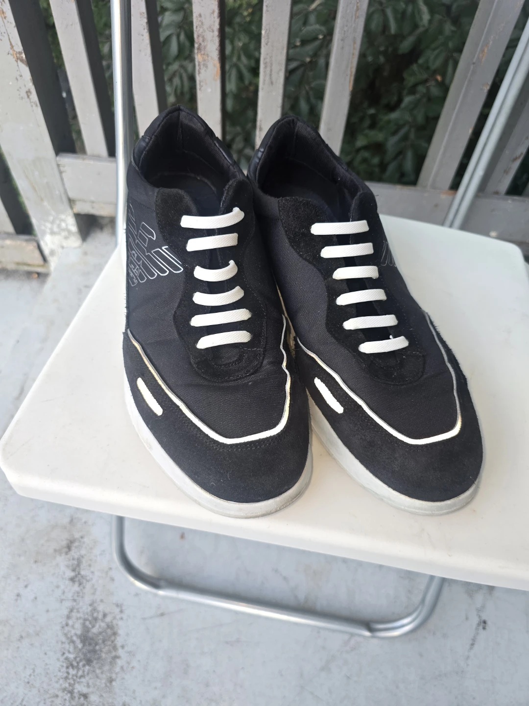 Emporio Armani Black Sneakers