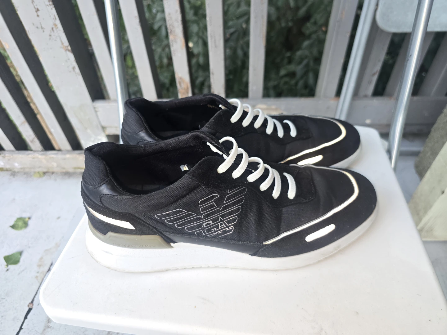 Emporio Armani Black Sneakers - photo 2
