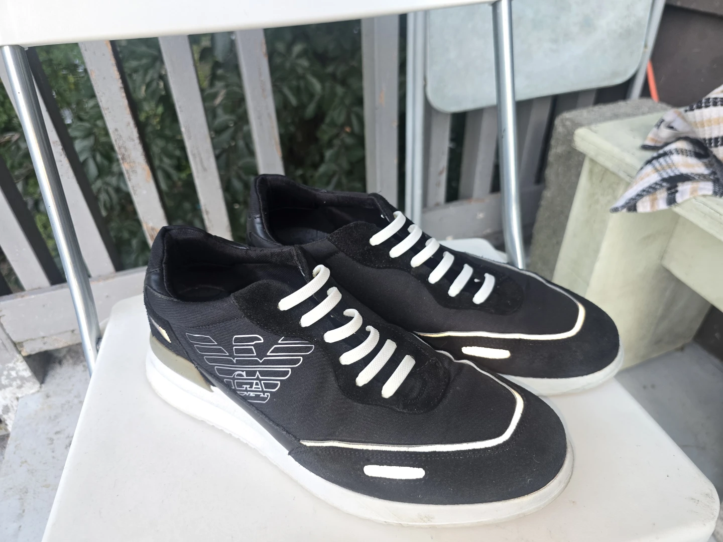 Emporio Armani Black Sneakers - photo 3