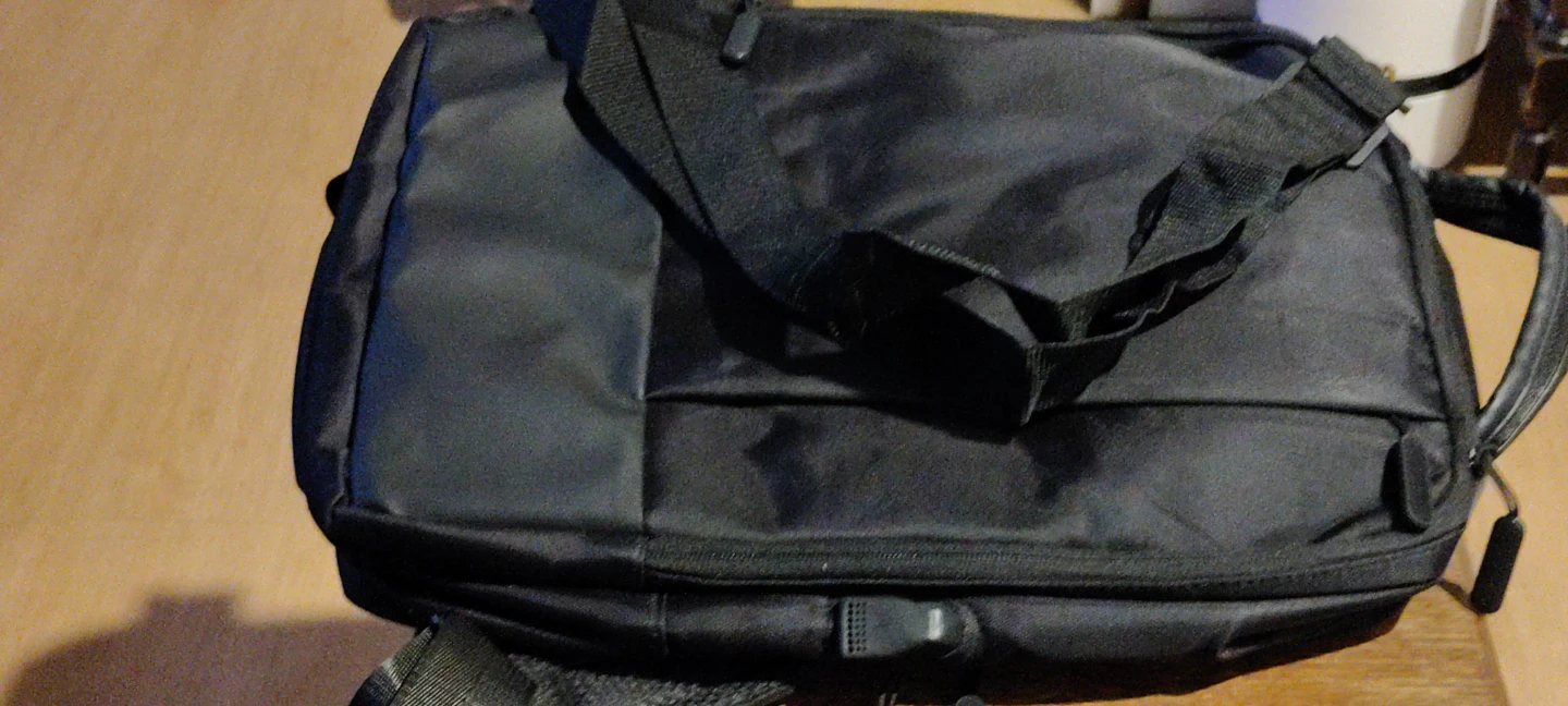 Black Backpack with USB Port - photo 5