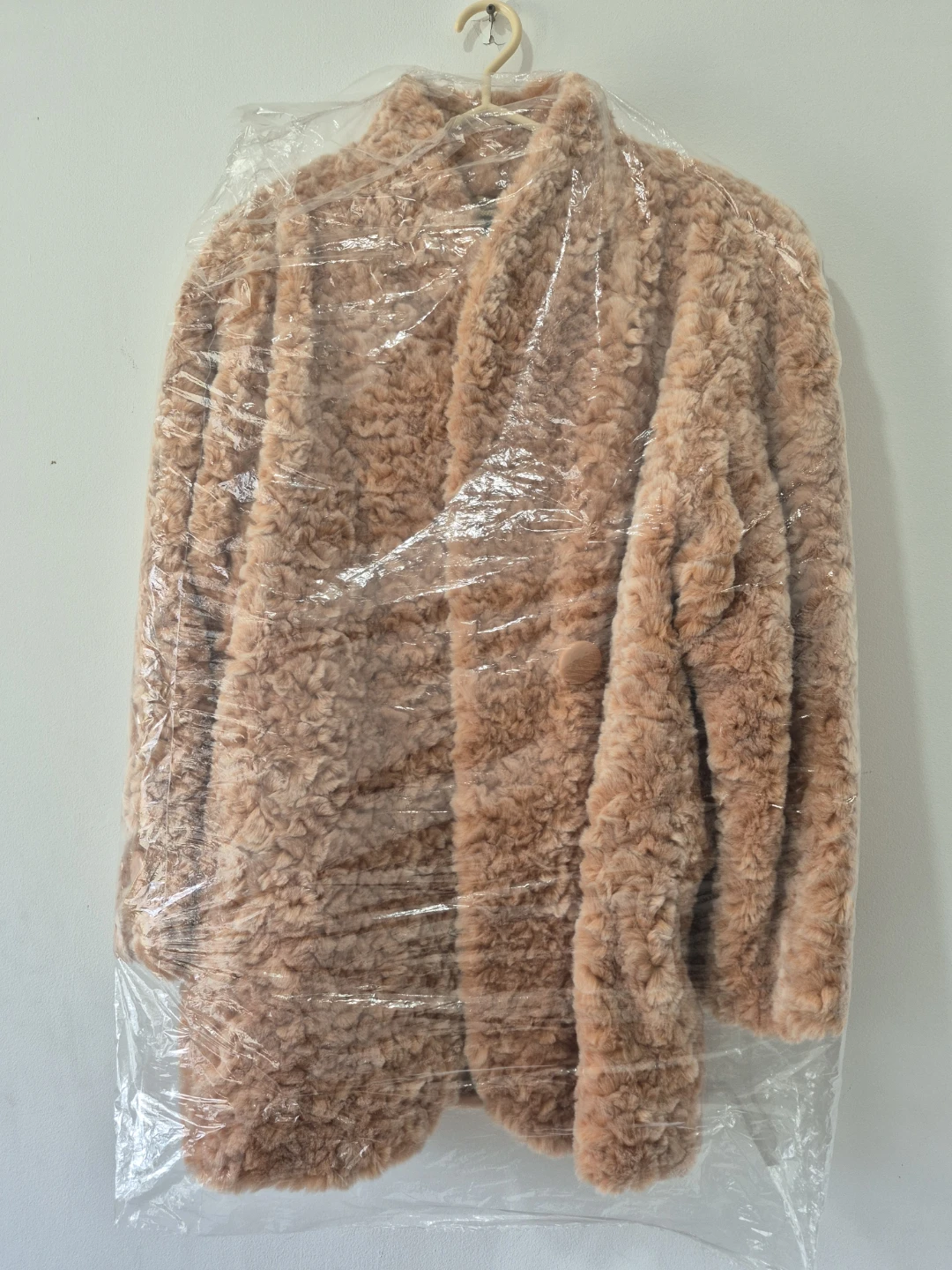 Vintage Marie Planete Paris Faux Fur Peach Coat - photo 5