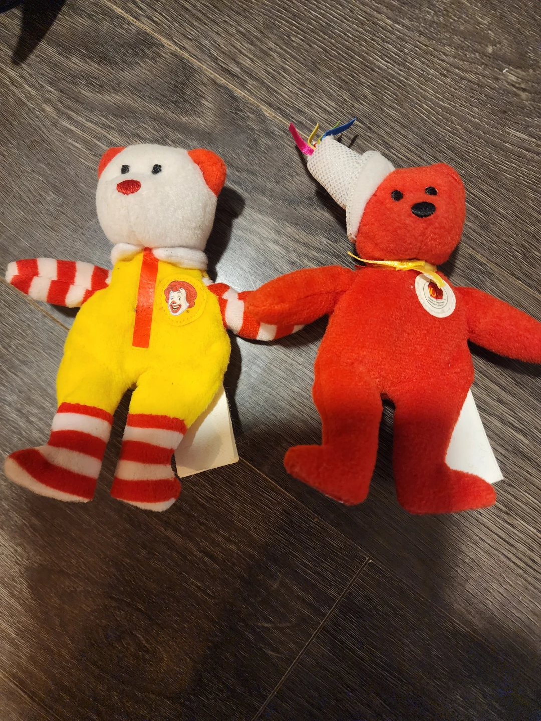 McDonald's Ronald McDonald & Grimace Plush Toys