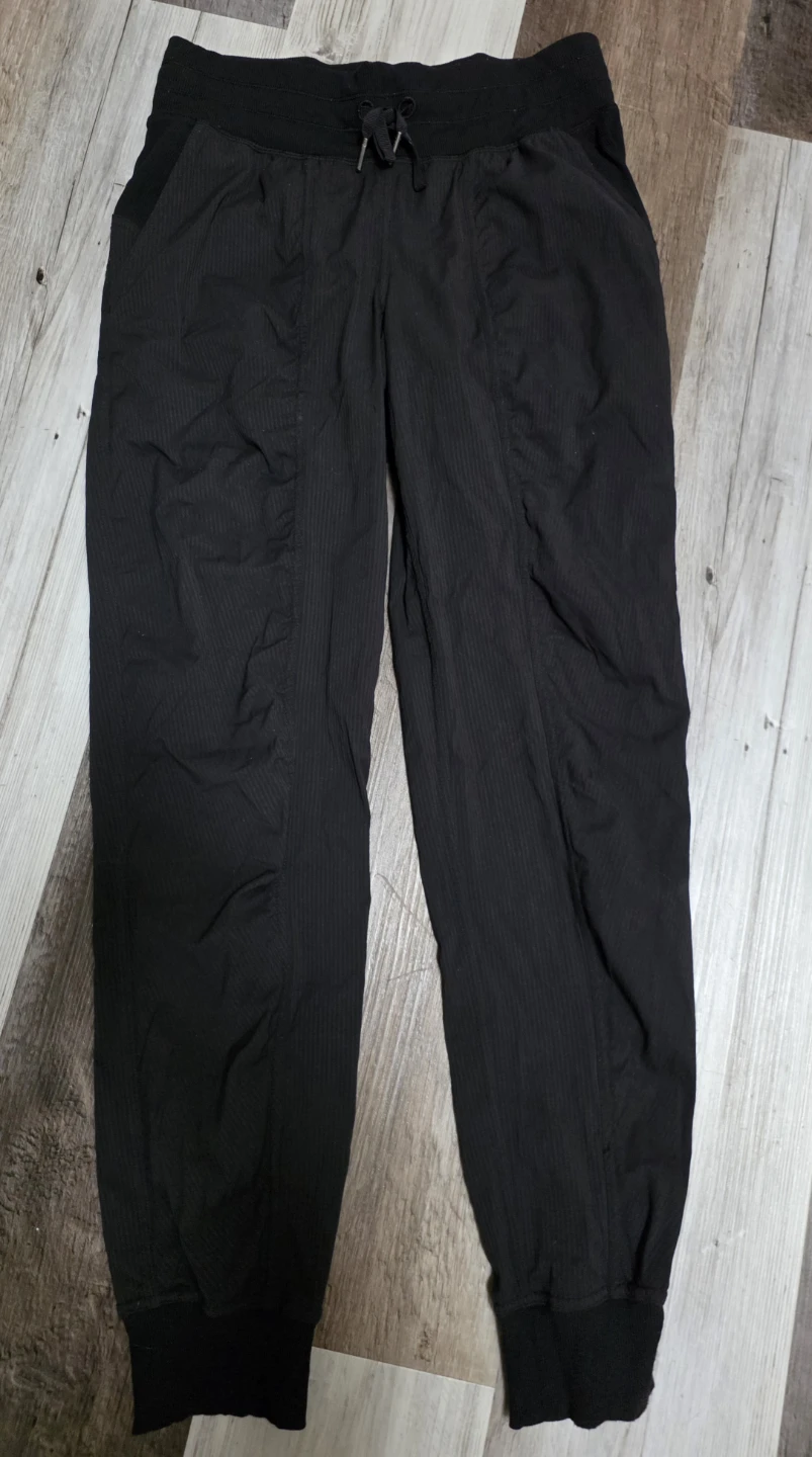 Black Lululemon Dance Studio joggers