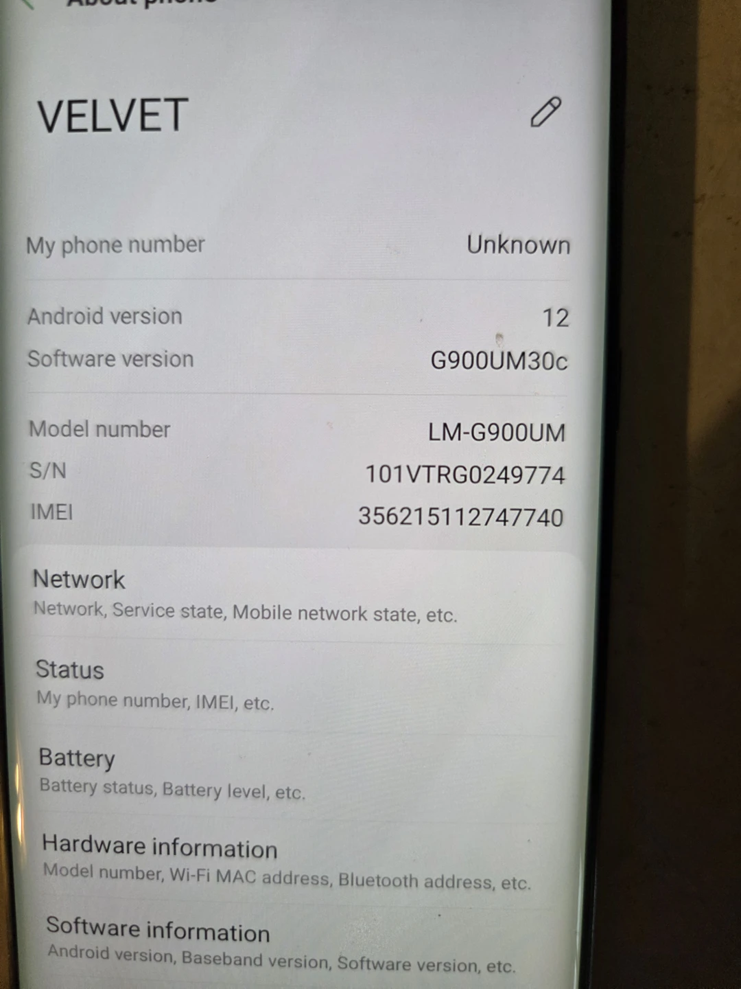 LG Velvet 5G LM-G900UM Android Phone - photo 4