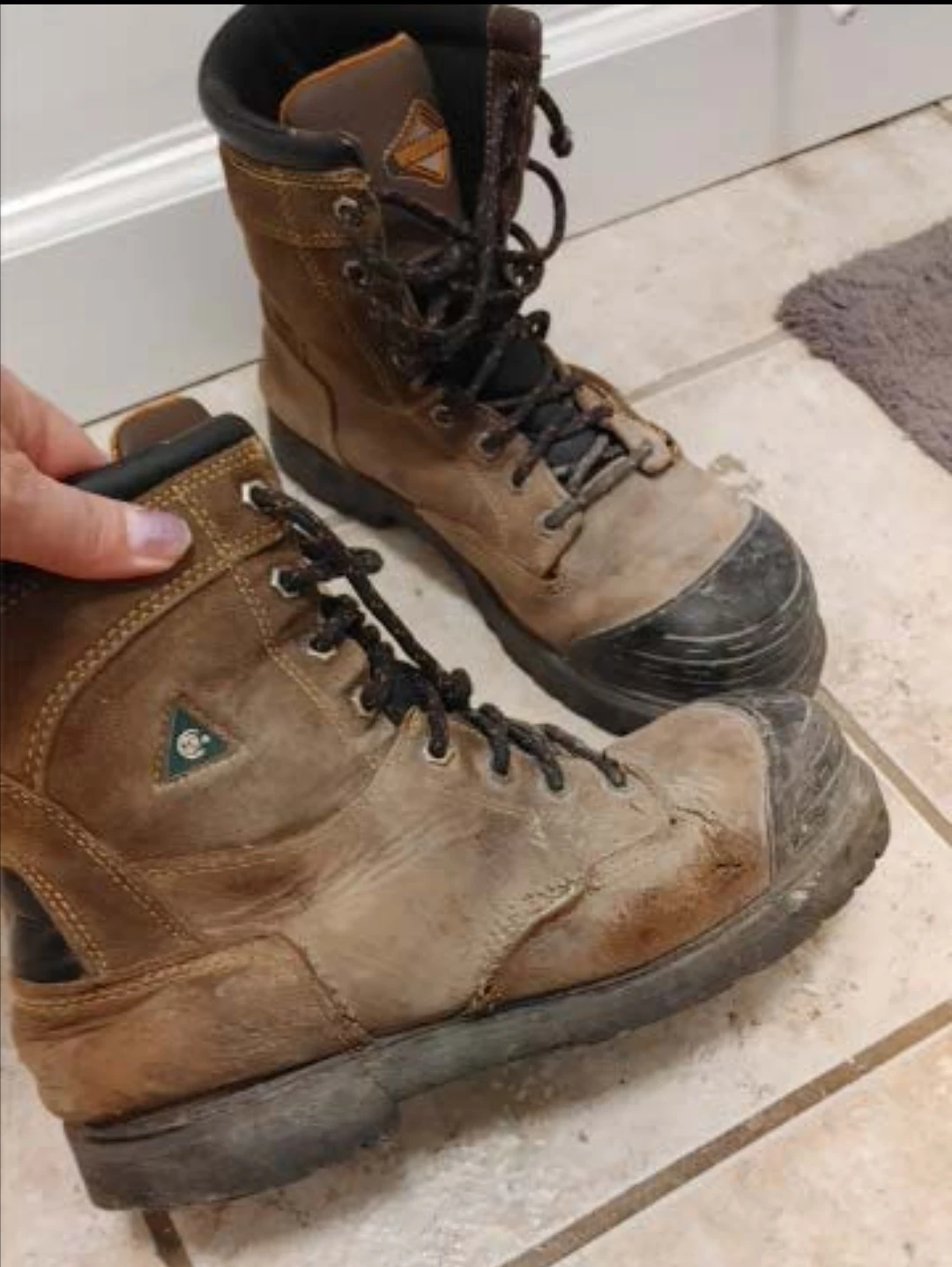 Men's Steel Toe Work Boots size 10 - photo 5