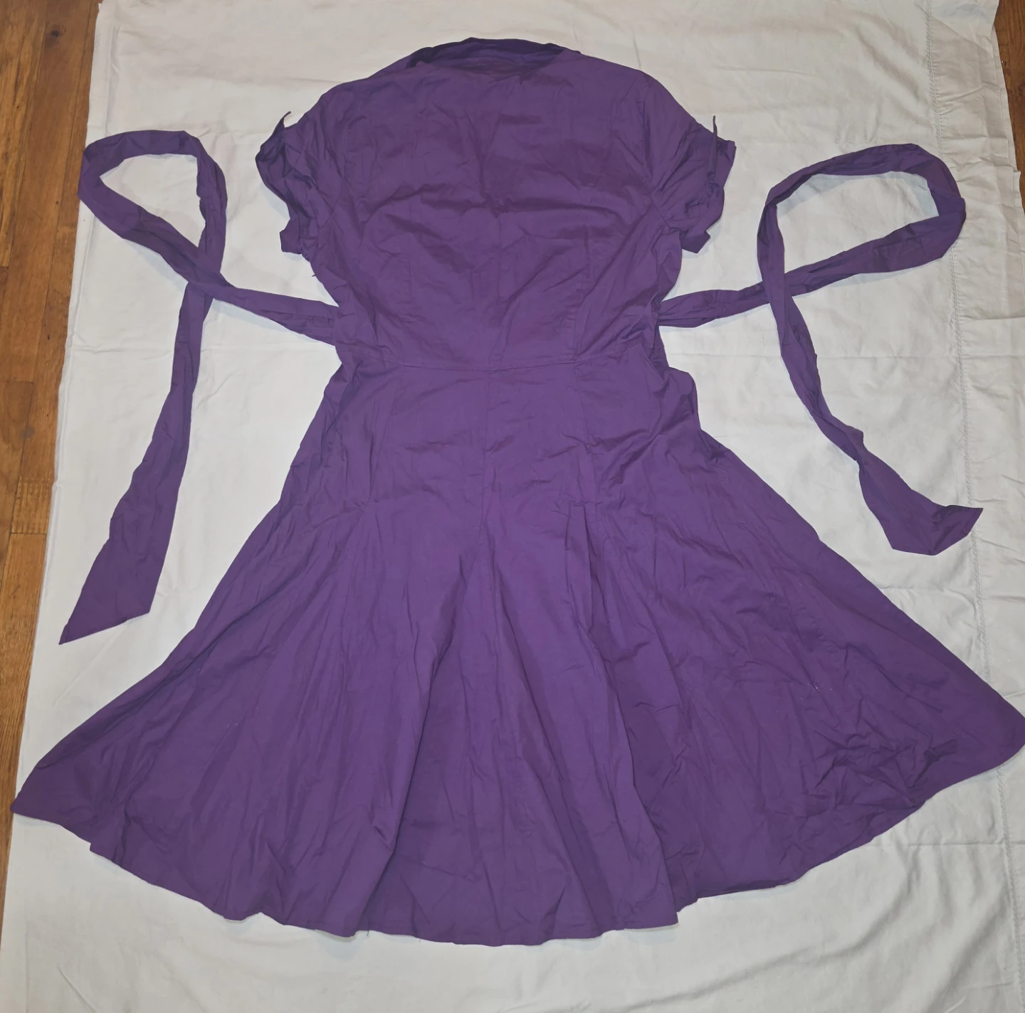 Purple Wrap Dress - photo 2