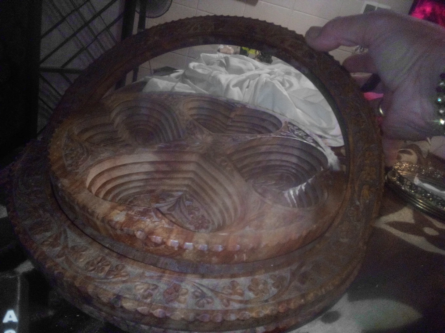 Hand made Wooden Folding Fruit Basket - photo 2