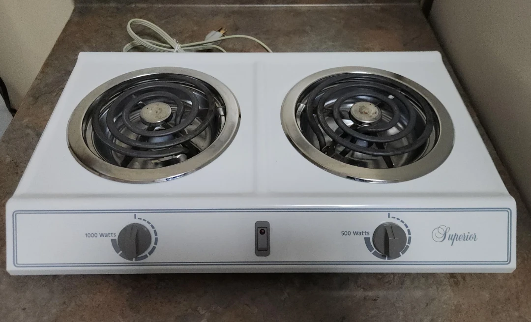 Superior Deluxe Double Burner Buffet Range