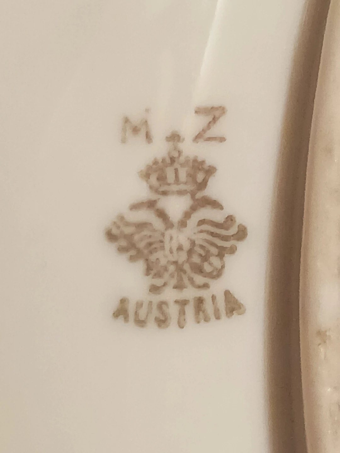 Pair of Antique Austrian Crescent Floral Porcelain Side Dishes - photo 5