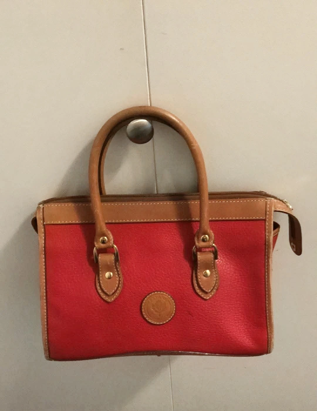 Red Leather Handbag