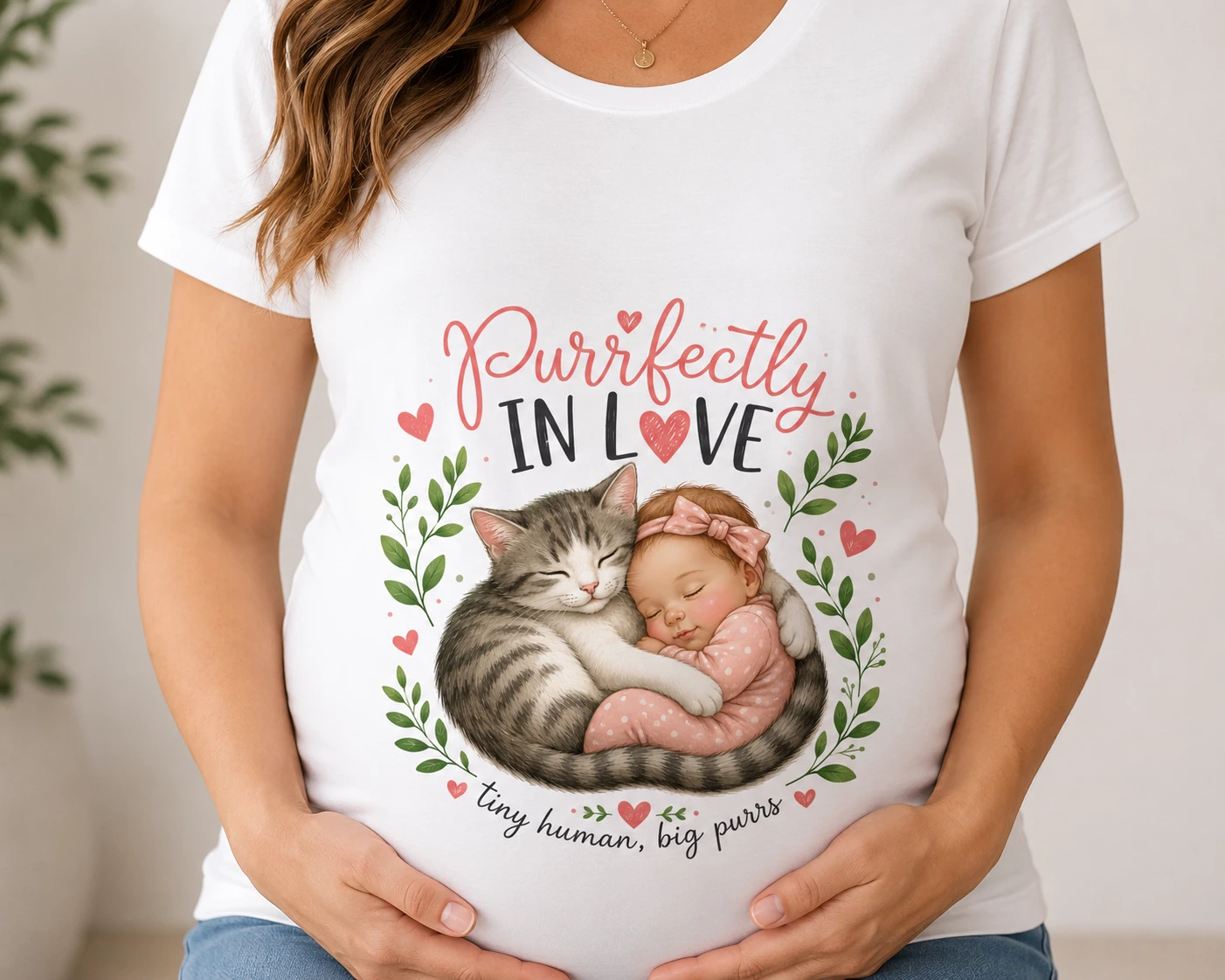 Maternity T-Shirt - Baby Loading & Hello World Designs - photo 5