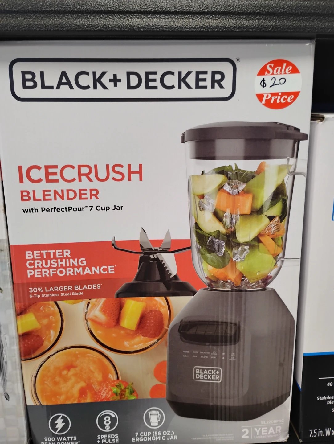 Black+Decker IceCrush Blender with 7 Cup Jar