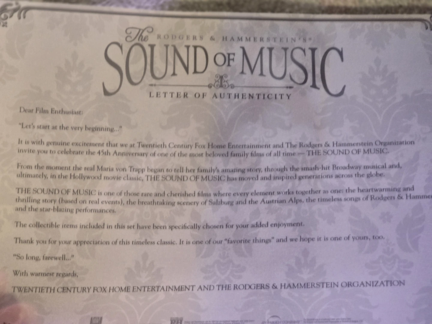 The Sound of Music 45th Anniversary Edition Blu-Ray + DVD - photo 4