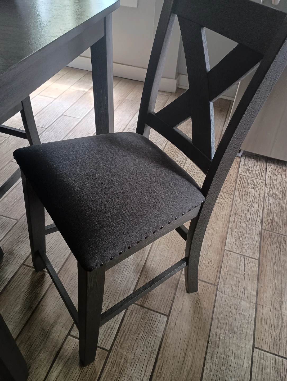 Gray Dining Table and 6 Chairs Set - photo 3