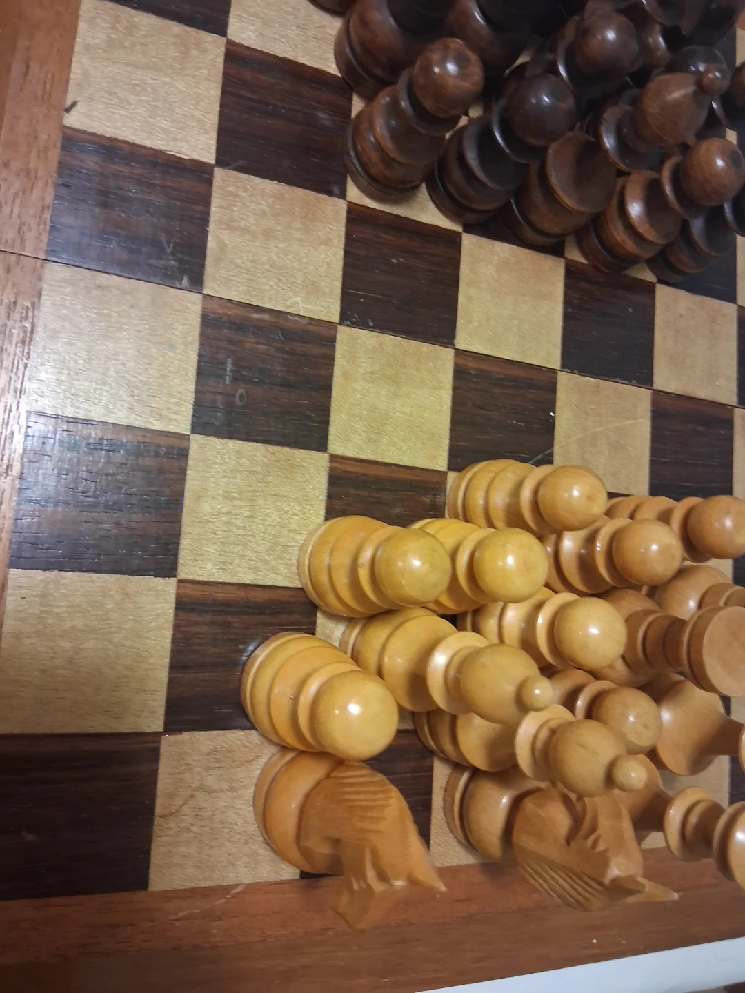 Wooden Chess Set with Board - photo 2