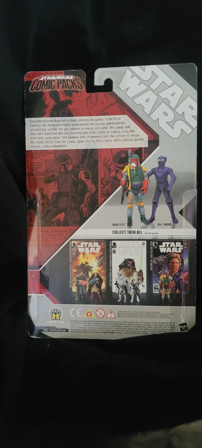 Star Wars Comic Packs Boba Fett & RA-7 Droid Action Figure Set - photo 2
