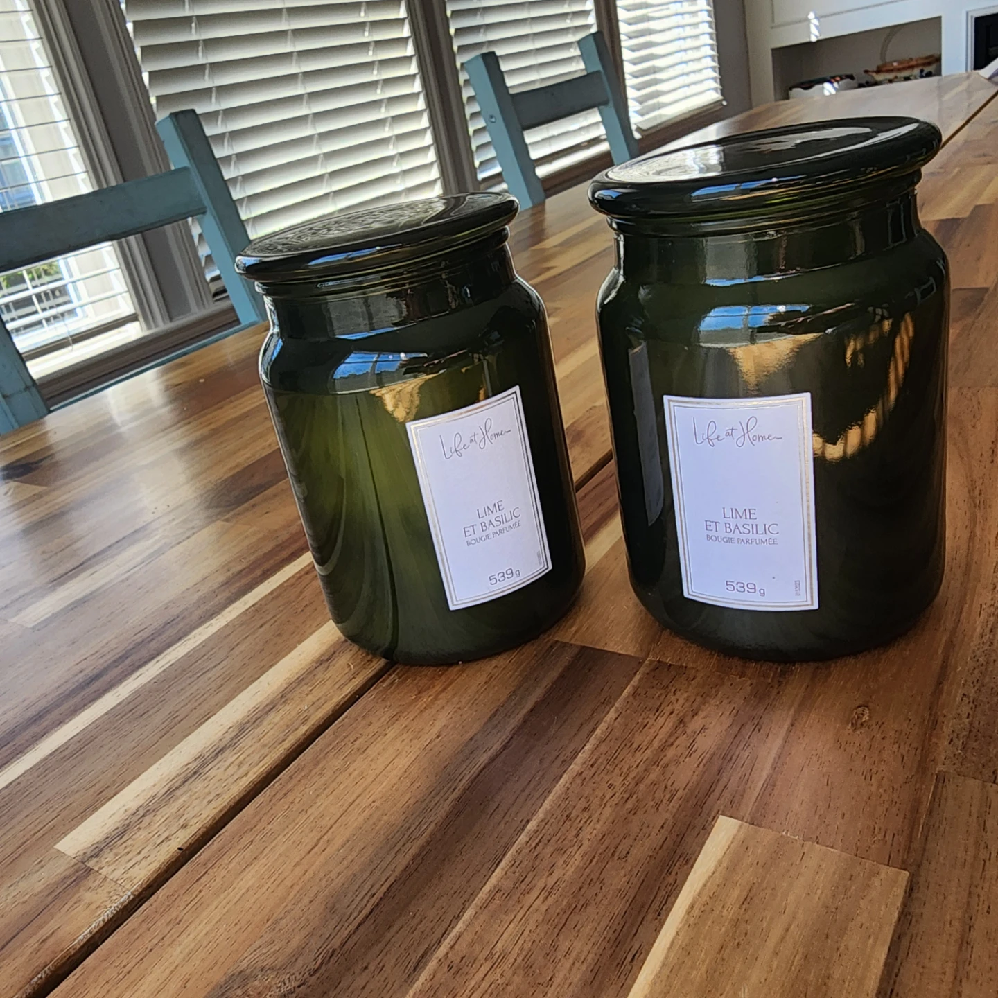 Life at Home Lime & Basil Scented Candle 539g - photo 3