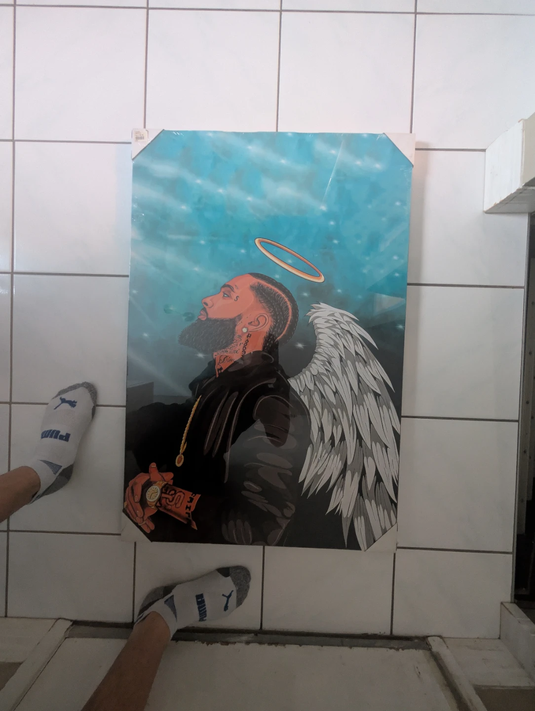 Nipsey Hussle Angel Canvas Wall Art - photo 3