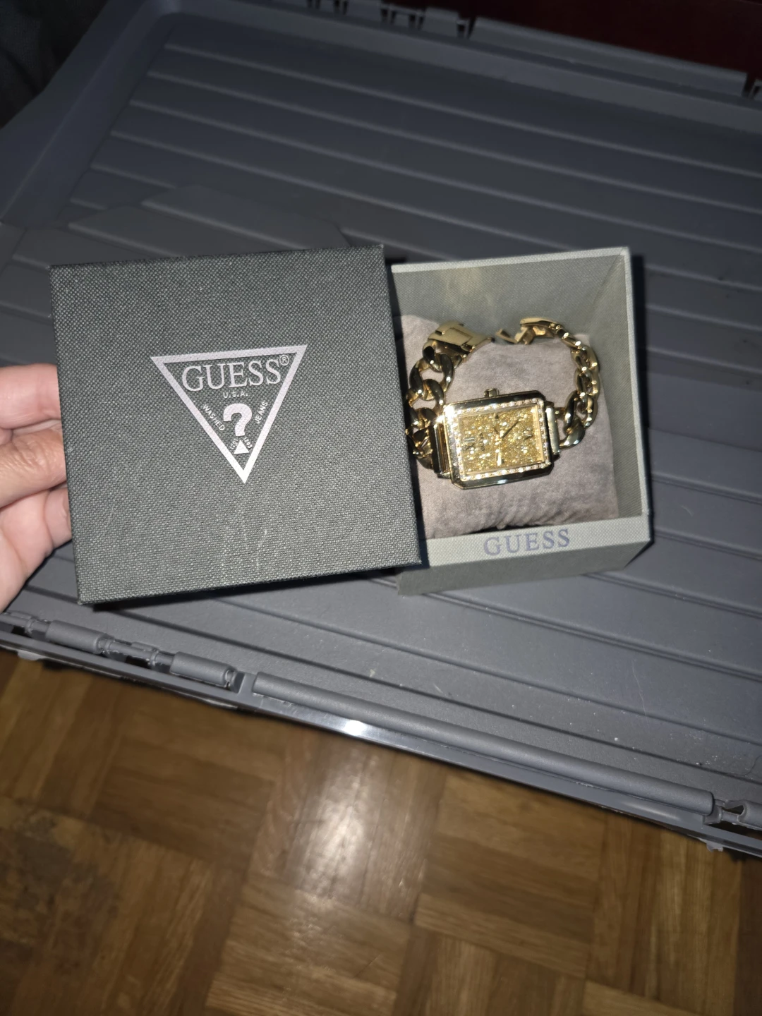 Guess Women's Gold Tone Watch with Box
