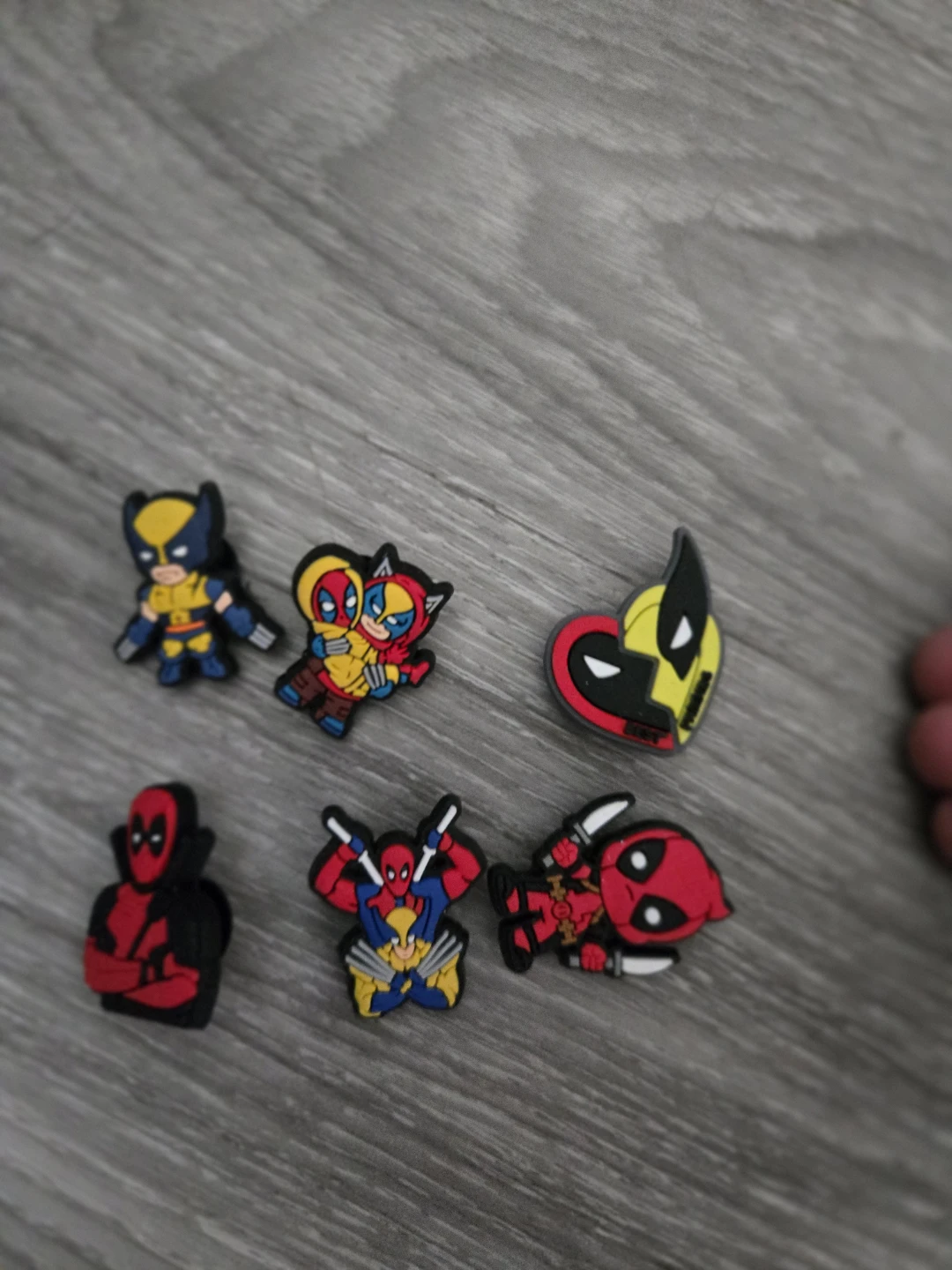 Marvel Superhero Charms for Shoes (Wolverine, Deadpool)