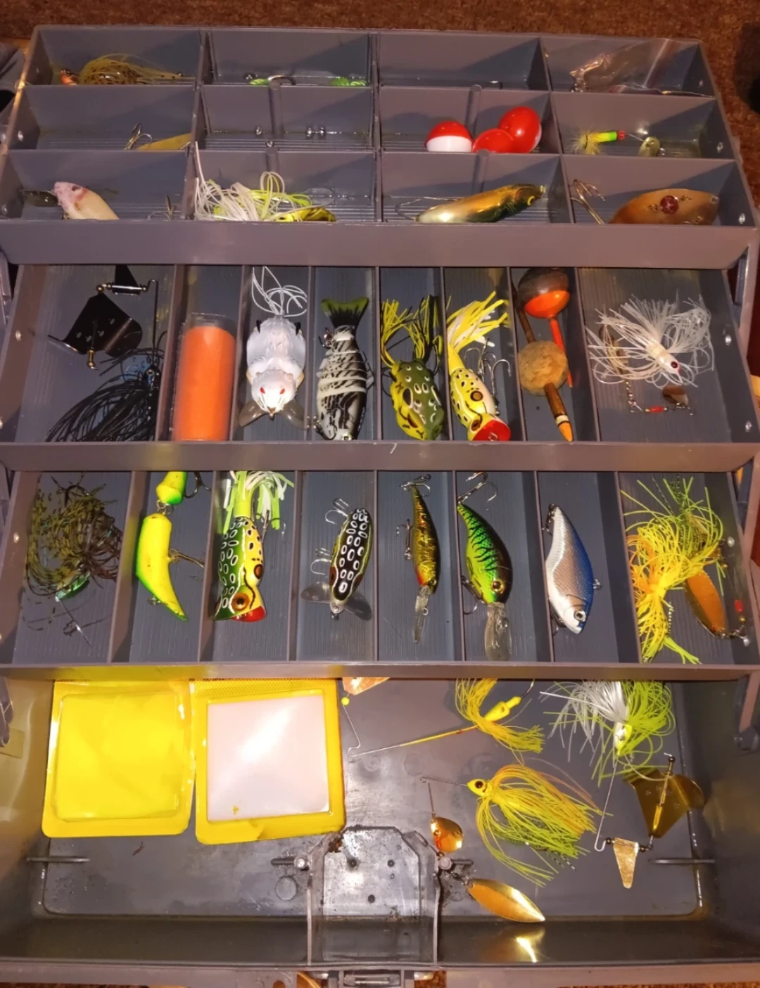 Bundled Fishing Tackle Box with Lures and Accessories