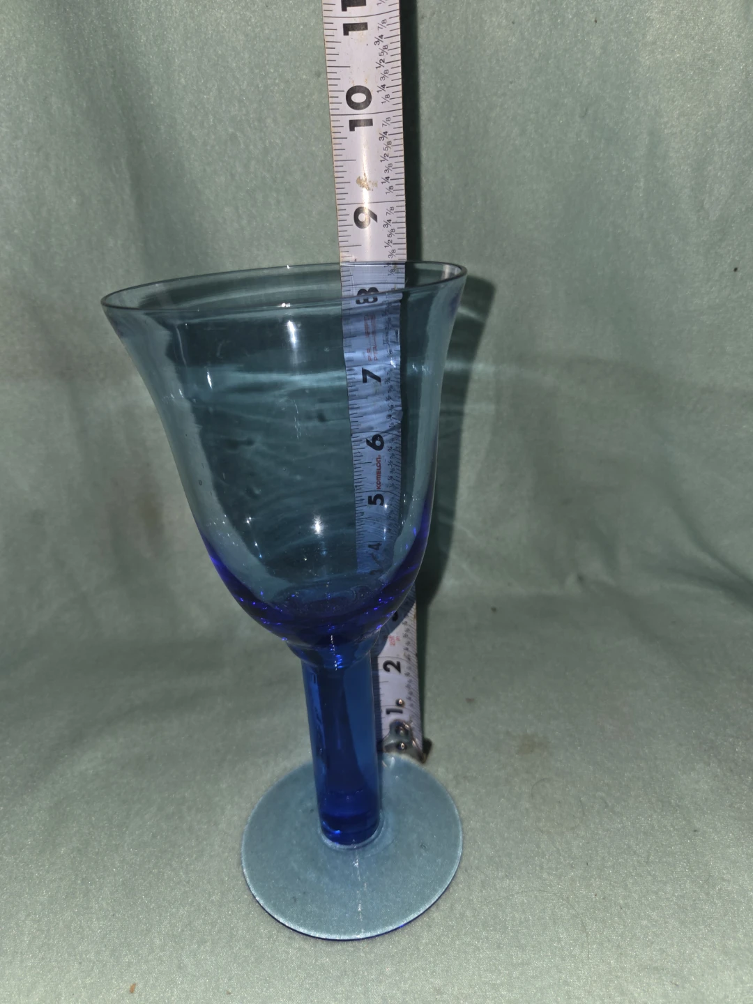 Blue Glass Goblet - photo 4