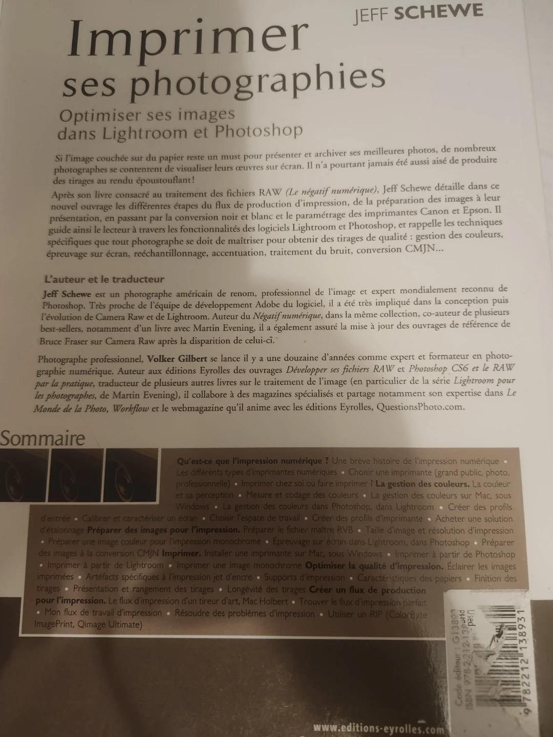 Imprimer ses photographies - Lightroom et Photoshop Book