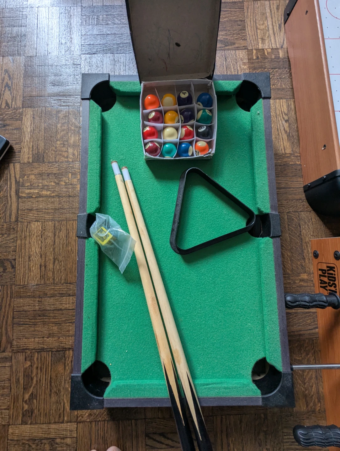 Table top Air Hockey, Soccer, Pool table - 25 each or $60 for  3