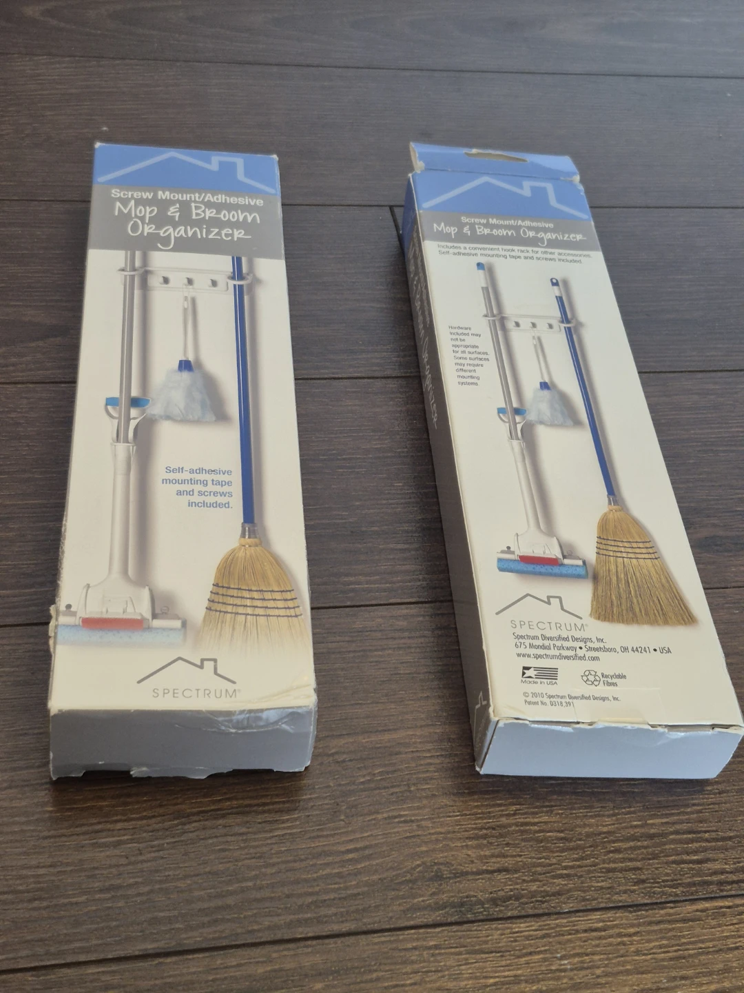 Spectrum Mop & Broom Organizer - Screw Mount/Adhesive - photo 2