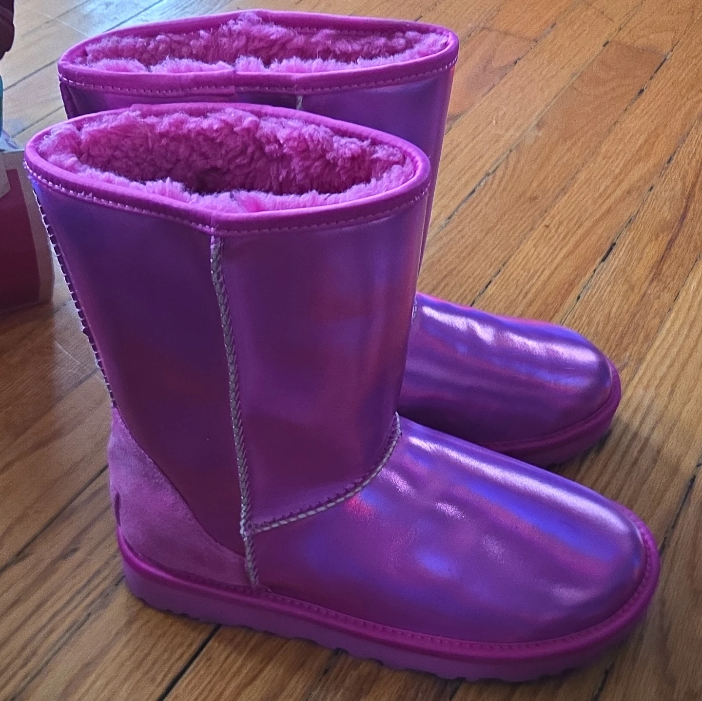 UGG Australia Pink Metallic Boots