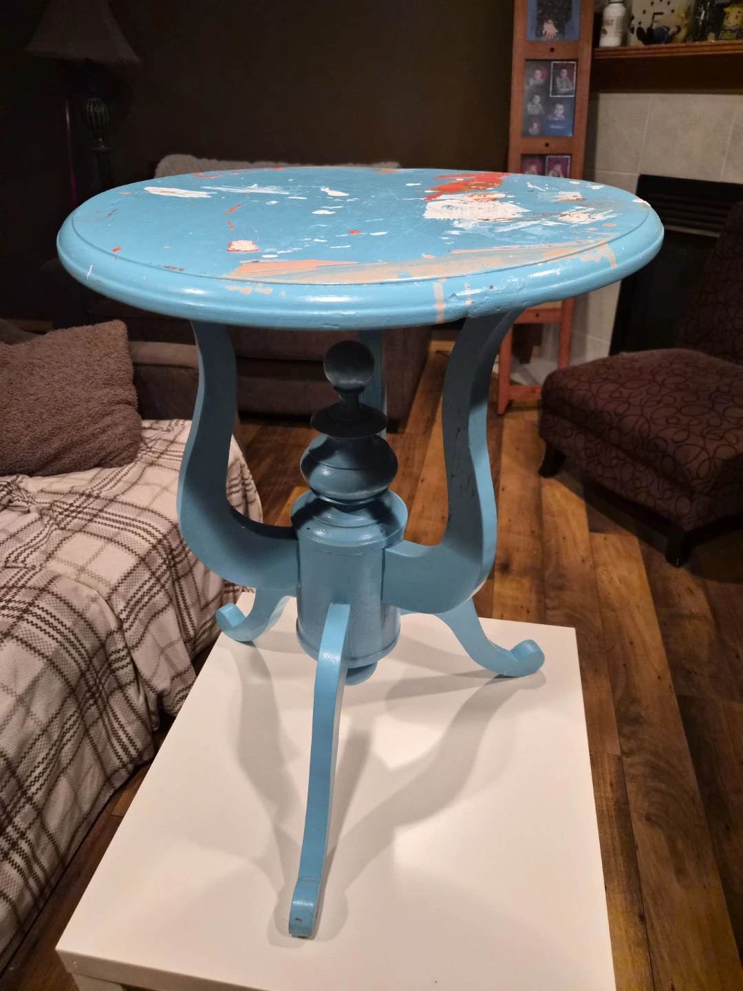 Turquoise Accent Table