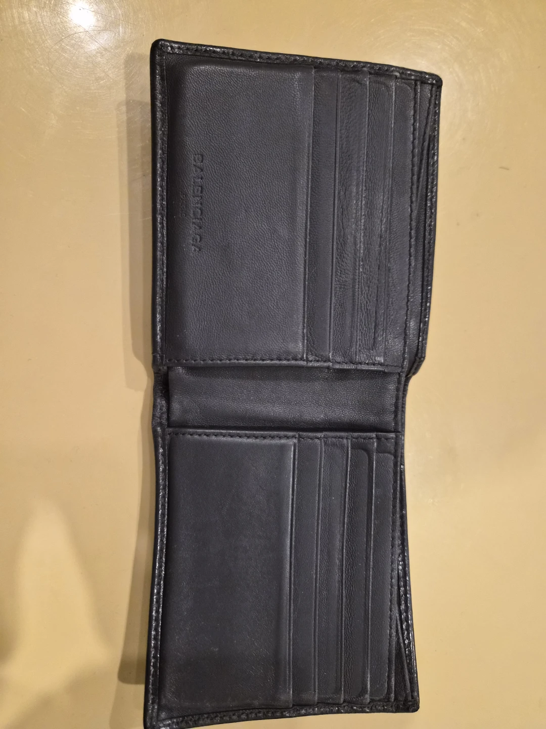 Balenciaga Grey Used Leather Bi-Fold Wallet - photo 2