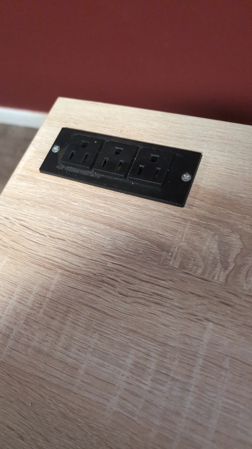 Rolling kitchen sideboard with power - photo 2