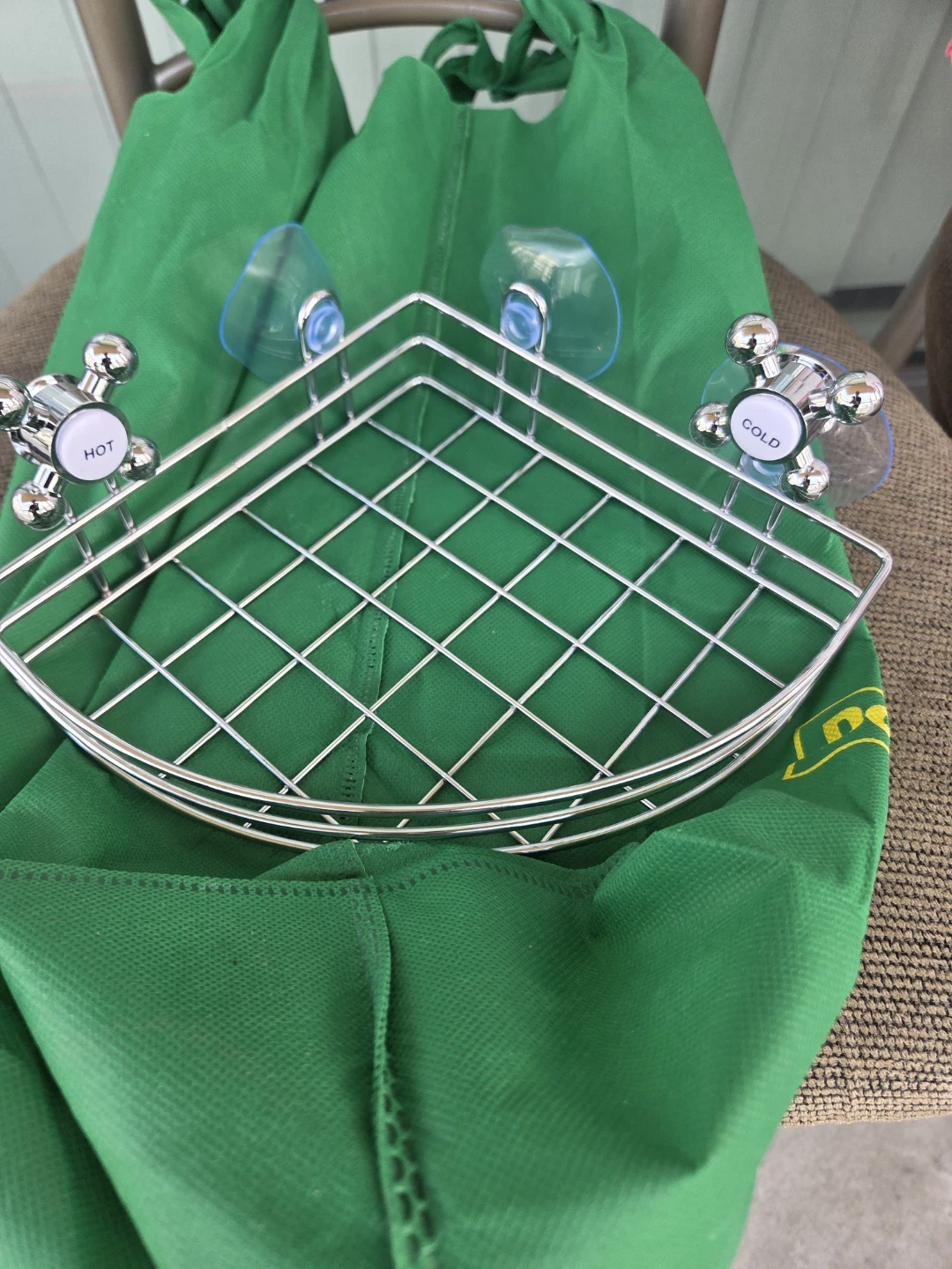 Corner Shower Caddy with Suction Cups - photo 3