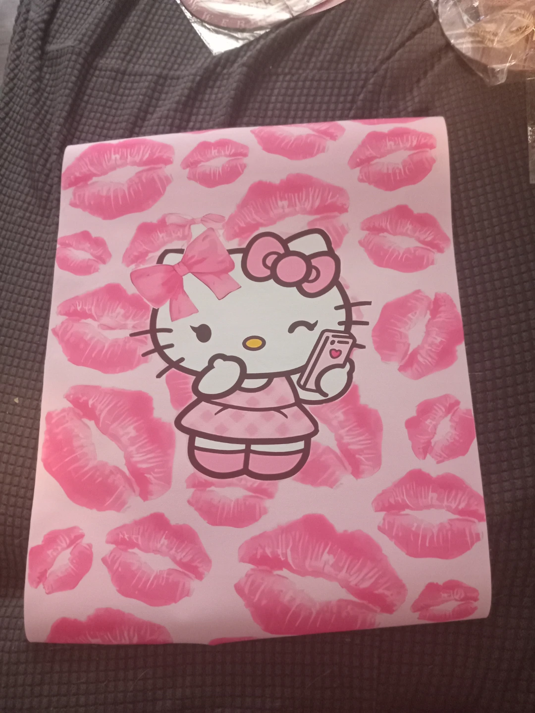 Hello Kitty Pink Lips Poster