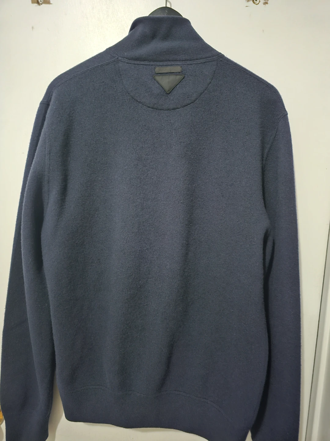Prada Milano Navy Blue Zip Up Cardigan - photo 2