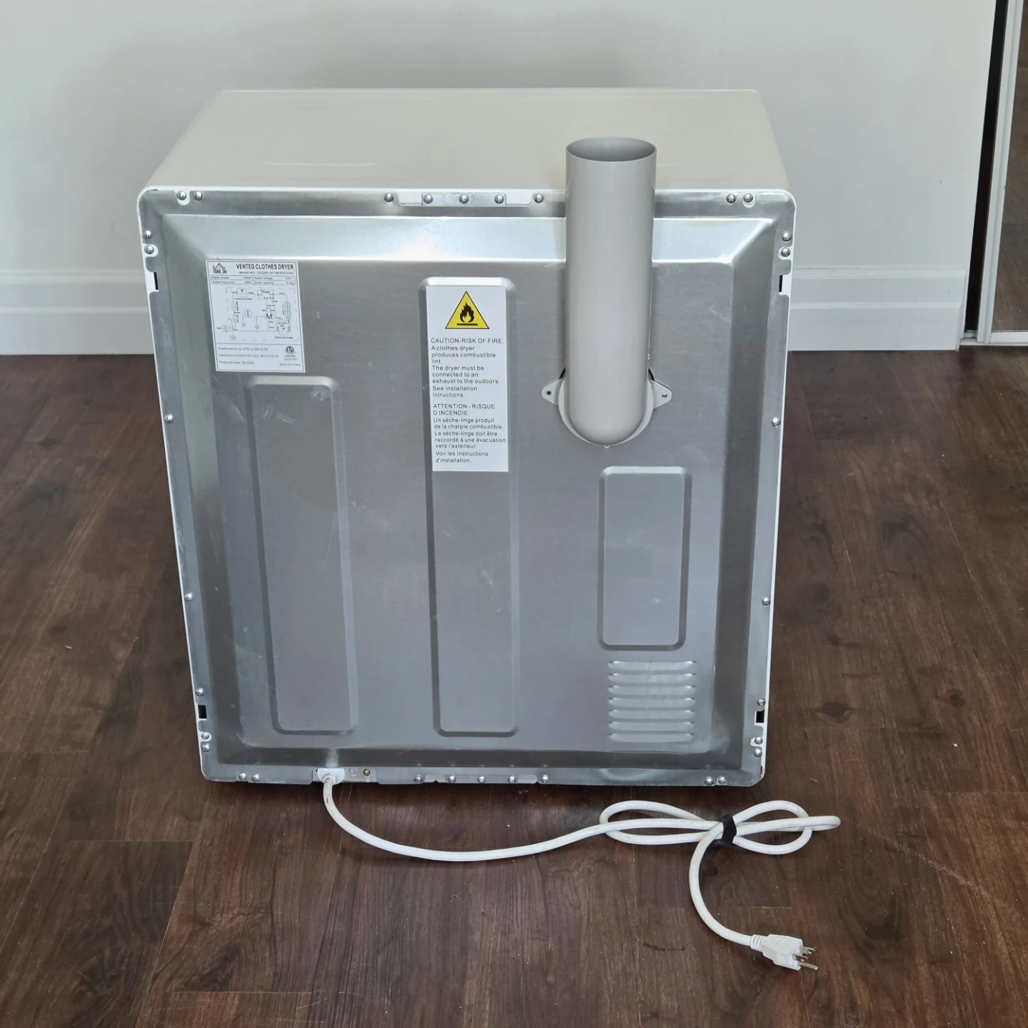 HOMCOM Compact Vented Clothes Dryer 6kg - photo 3