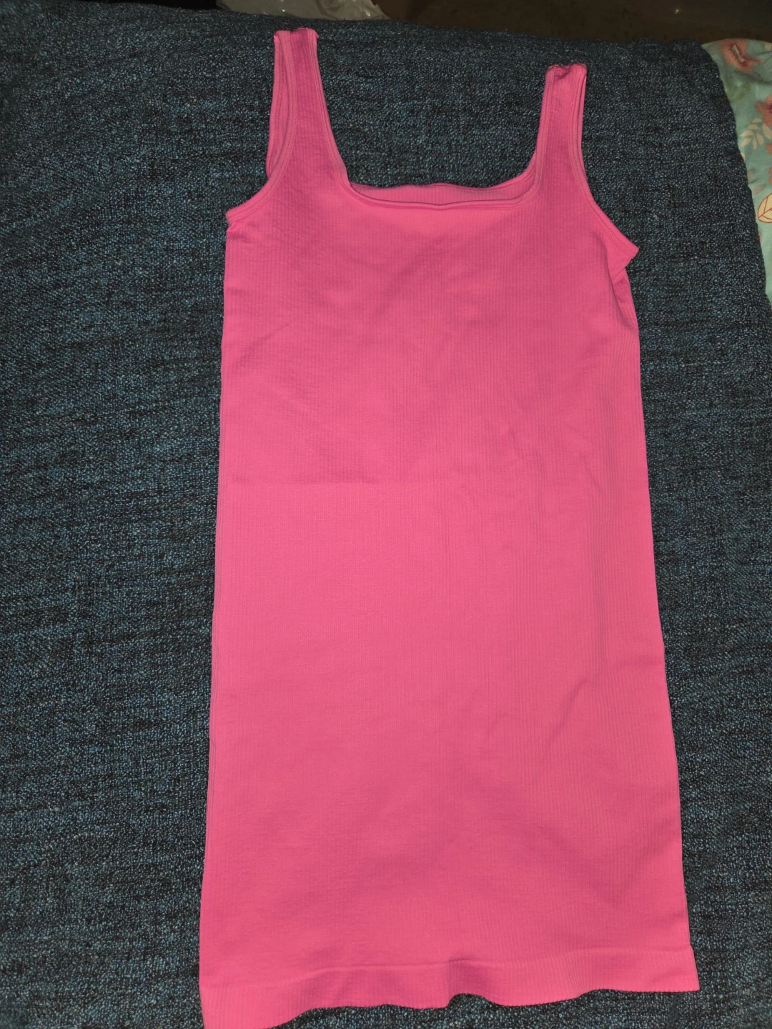 Pink Ribbed dress