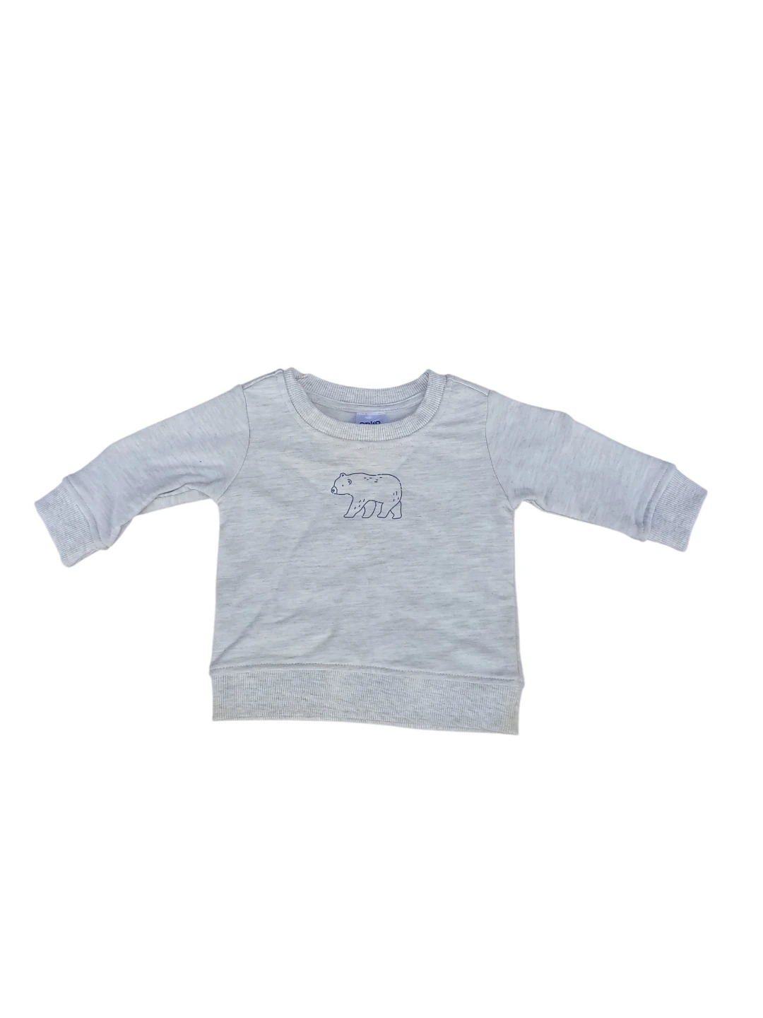 Anko Baby Long-Sleeve Bear Crewneck Sweatshirt