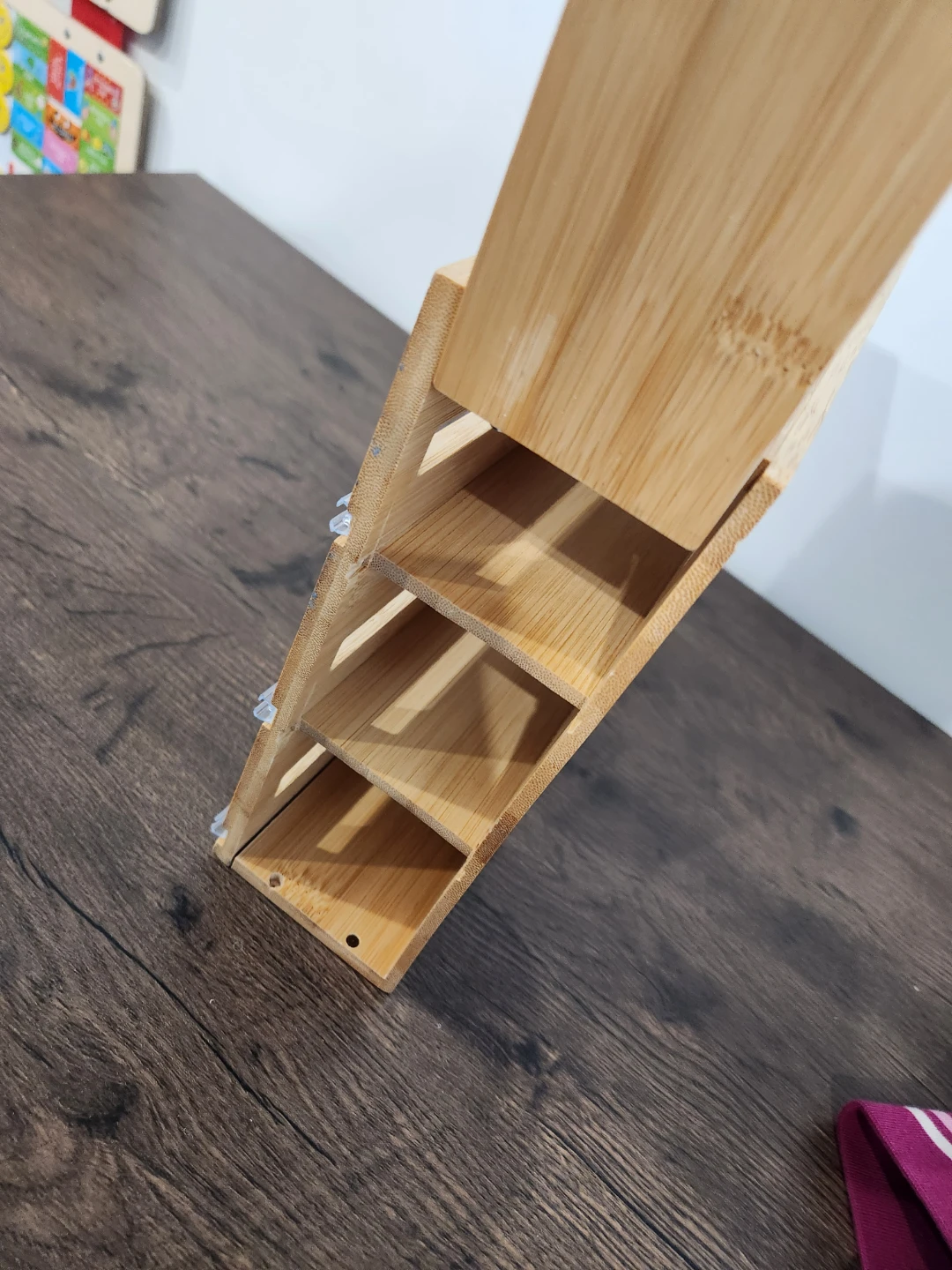 Bamboo Wrap Organizer for Plastic, Wax, and Foil - photo 2
