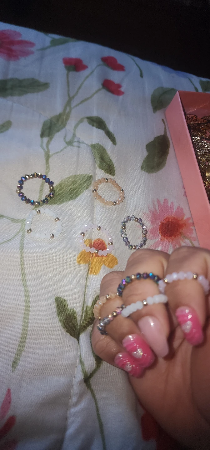 Beaded Rings Set - photo 2