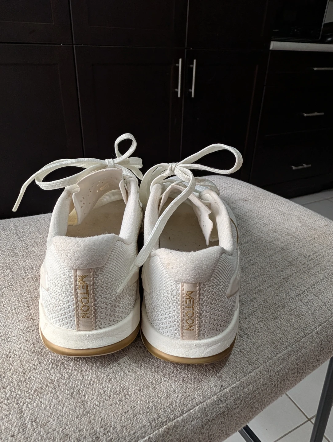Nike Metcon White Gold Training Shoes - photo 5